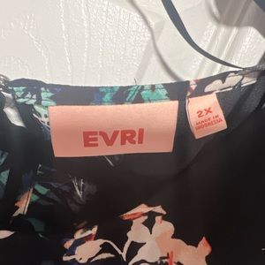 Evri 2XL dress, 3/4 sleeve, above knee